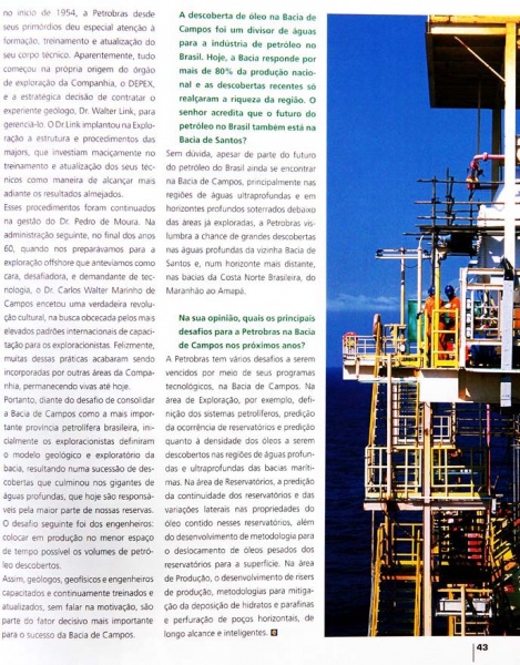 Caderno Petrobras Bacia de Campos